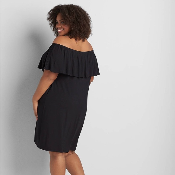 NWT Lane Bryant Black Convertible A-line Dress - Picture 5 of 16